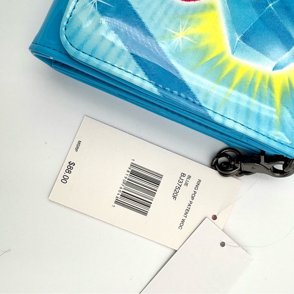 Betsey Johnson Ring Pop Blue Raspberry Bag + Matching Card Case - Picture 13 of 16